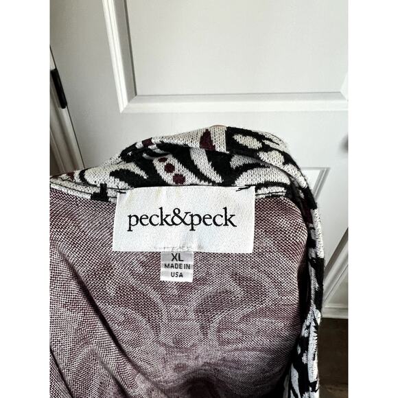 Peck & Peck cardigan sweater size XL - Picture 4 of 4